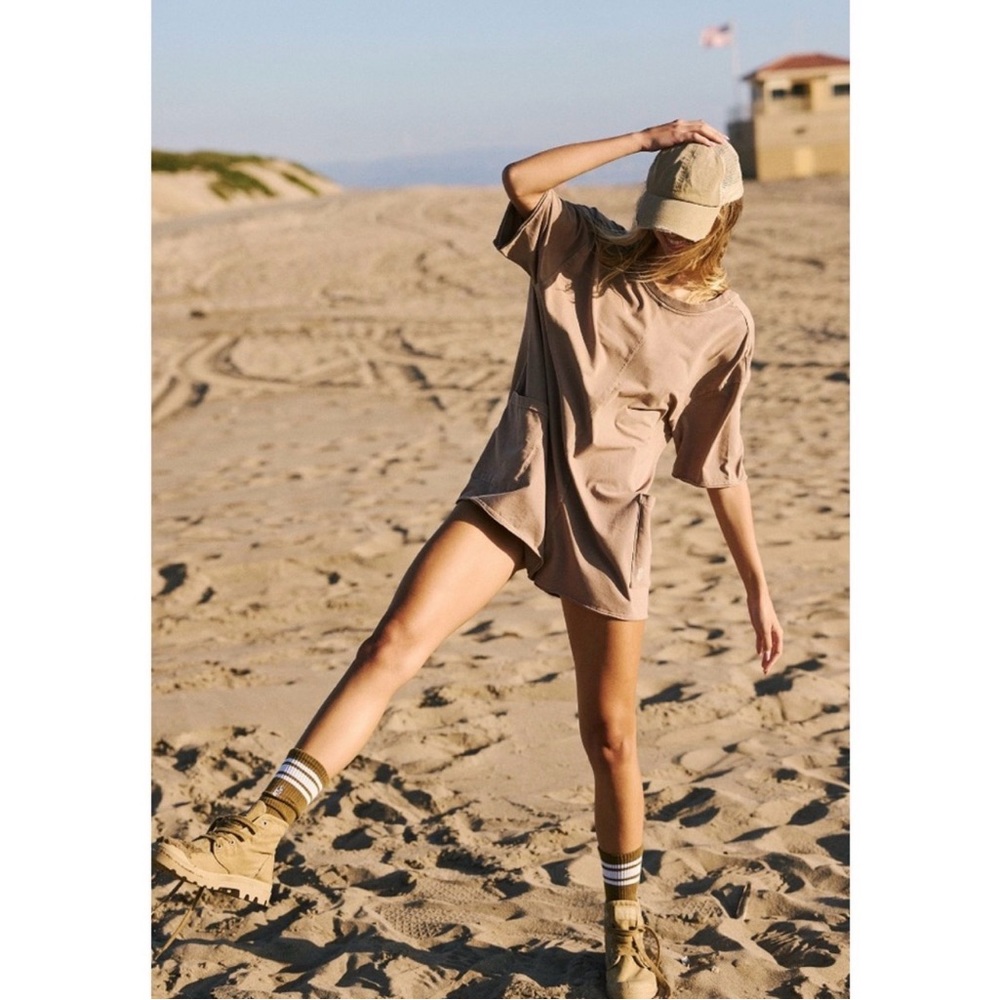 Free People Hot Shot Tee Romper NWT